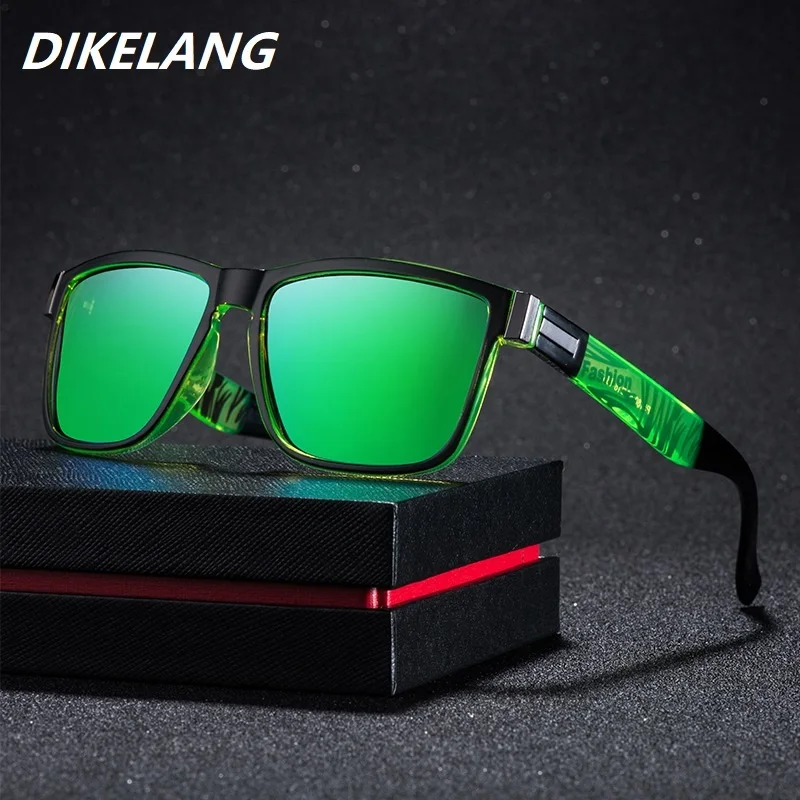 Luxury Men Women Driving Occhiali Da Sole Polarizzati Fashion Brand Designer Square Vintage Fishing Occhiali Da Sole Antiriflesso Uv400 Eyewear