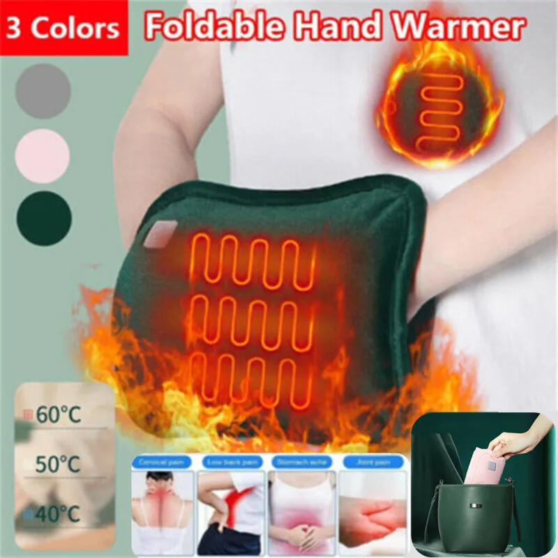 Rechargeable Electric Hot Water Bag Winter Hand Warmer Usb Belly Warmer