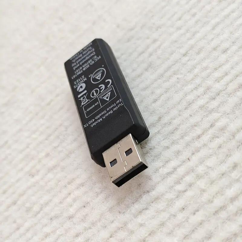 터틀 비치 이어포스 스텔스 450 RX 무선 헤드셋 USB 동글 리시버 이어포스 스텔스 450TX용