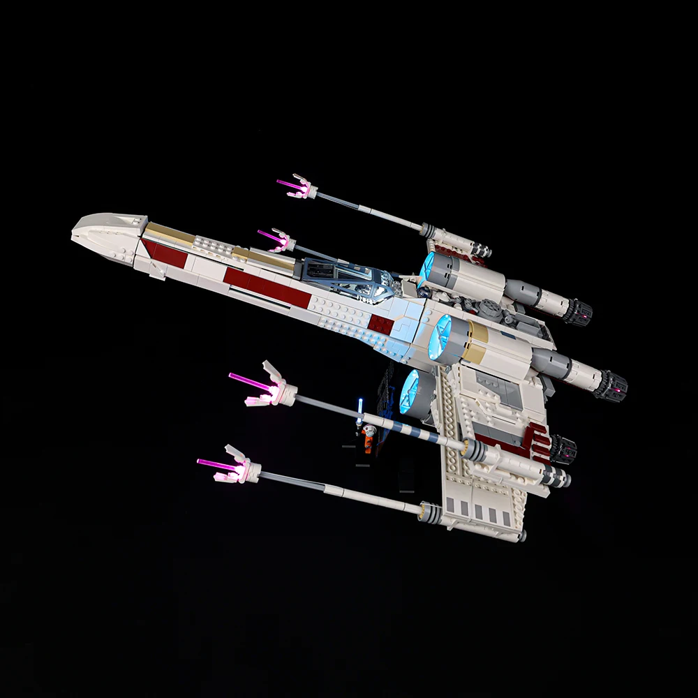 Kit Luci LED LIGHTAILING Per Modellino 75355 X-Wing Starfighter | Set Illuminazione Compatibile Con Mattoncini | Regalo Originale Per Adulti E Ragazzi - 2