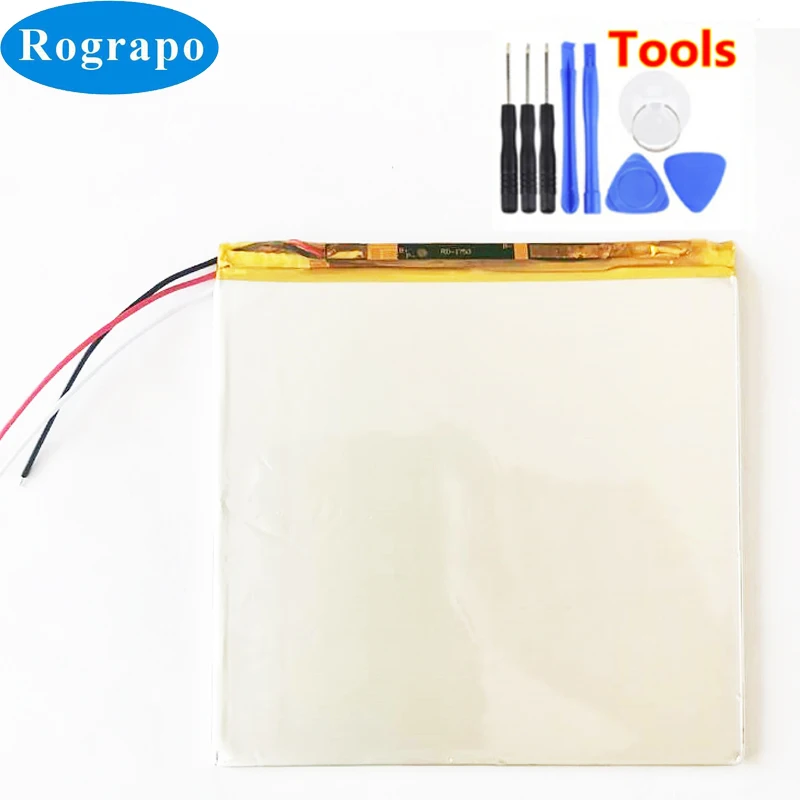 New 3.8V 5000mAh Battery 309598 For Teclast P80 3G Tablet PC Replacement  Accumulator 3-Wire+Tools