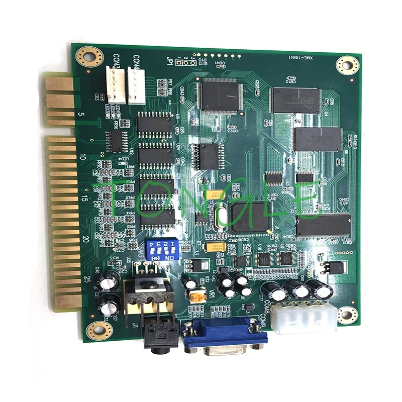 아케이드 잼마 게임 보드, 멀티 게임, PCB 보드, VGA, CGA, 가로 화면, 19 in 1