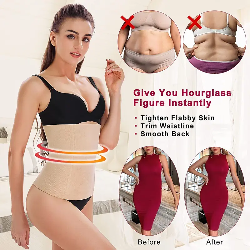 2 IN 1 Postpartum Belly Recovery Bands Body Shaper Waist