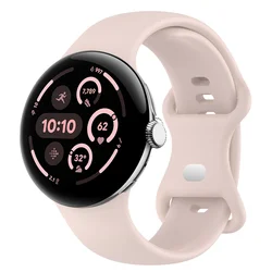 Silicone Strap Replacement Sport Band for pixel 2 41mm (Pink band)