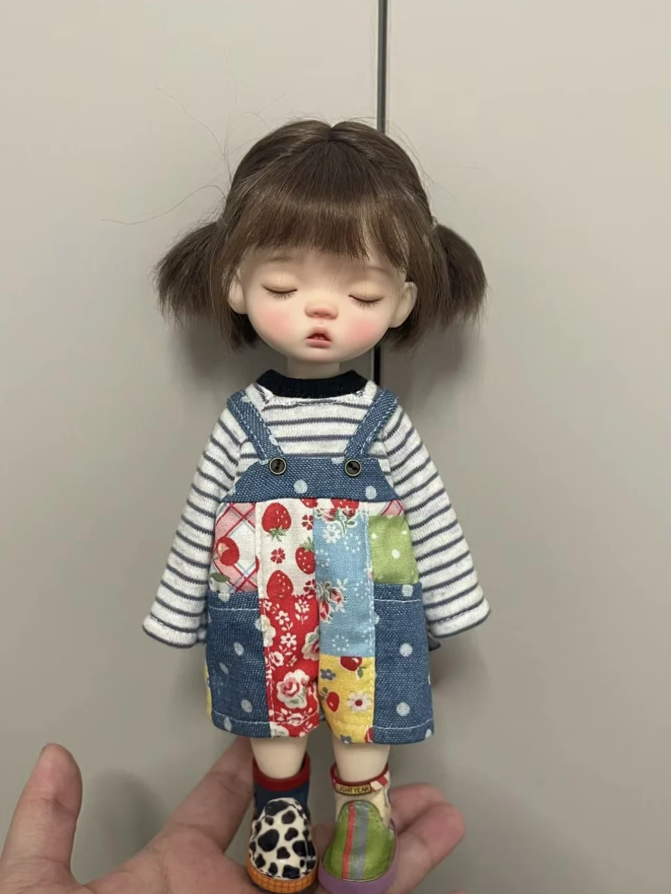새로운 SD 인형 1/6 수면 Zhuzhu Diandi Qbaby 스마일 바오 Diandian Huhu 큰 물고기 몸, blythe ob11 ACGN 애니메이션 송진 바디 몰드 DIY 장난감