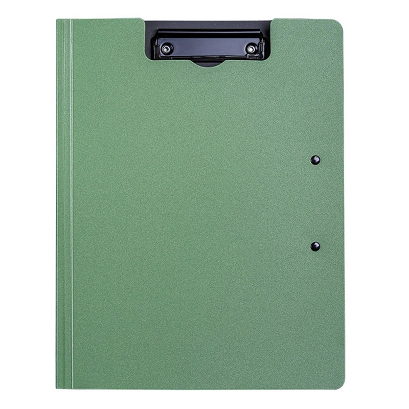 1PC A4 File Folder Clipboard with Cover Writing Pad Paper Folder Documents Organizer Memo Clip Test Paper Board Office Supplies