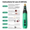 18W 110V-240V Mini Sander Grinder Tool Machine Pen Grinder Mini 6 Gear Adjustment Power Polisher Tools Machine Accessories 6