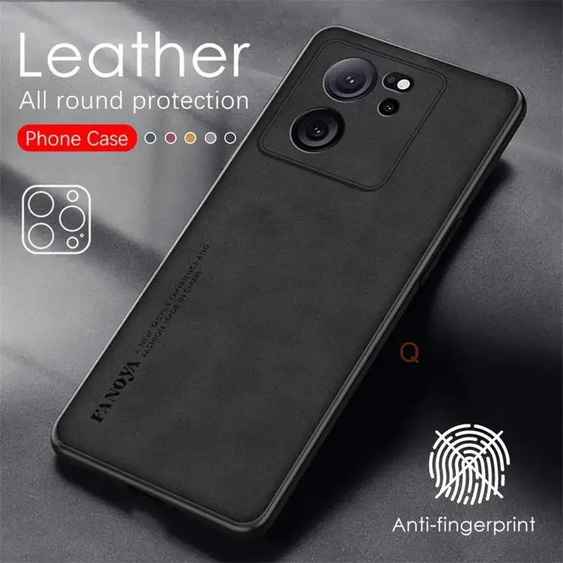Luxury Vintage Sheepskin Leather Case - Retro Back Cover