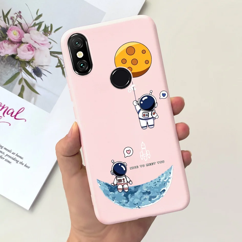 Charming Astronaut Silicone Soft Phone Case Cover - Cute Protective Bumper