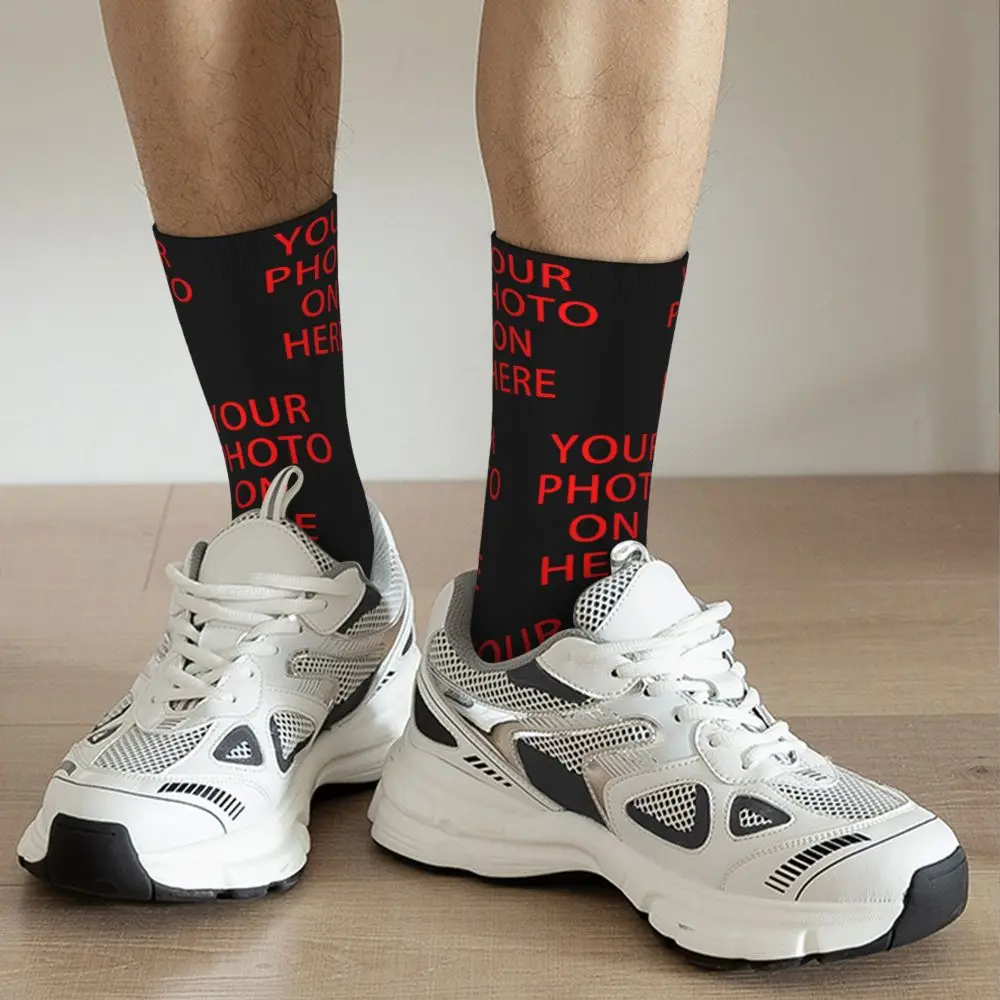 Custom Your Photo Mens Crew Socks Unisex Kawaii 3D Printed Customized Print Dress Socks 9 S9b8c913db70449e8b509c44124f61d025