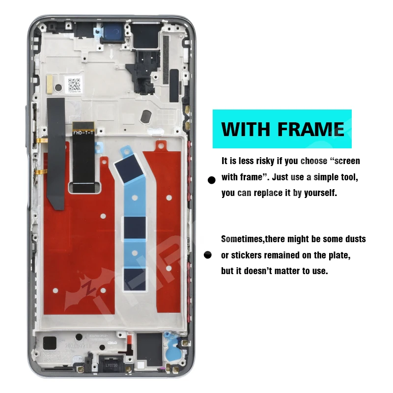 6.63" Original For Huawei Y9A LCD FRL-22, FRL-23, L22, L23 Display Touch Screen Replacement For Honor X10 5G TEL-AN00 LCD S9b8cb6a68150467d8079364a48f24066L