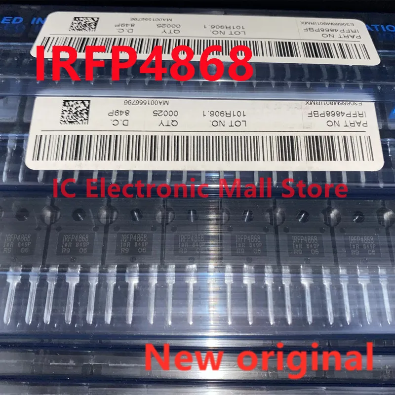 

10PCS 100% New Imported Original IRFP4868PBF IRFP4868 TO-247 N-channel MOS FET 300V 70A