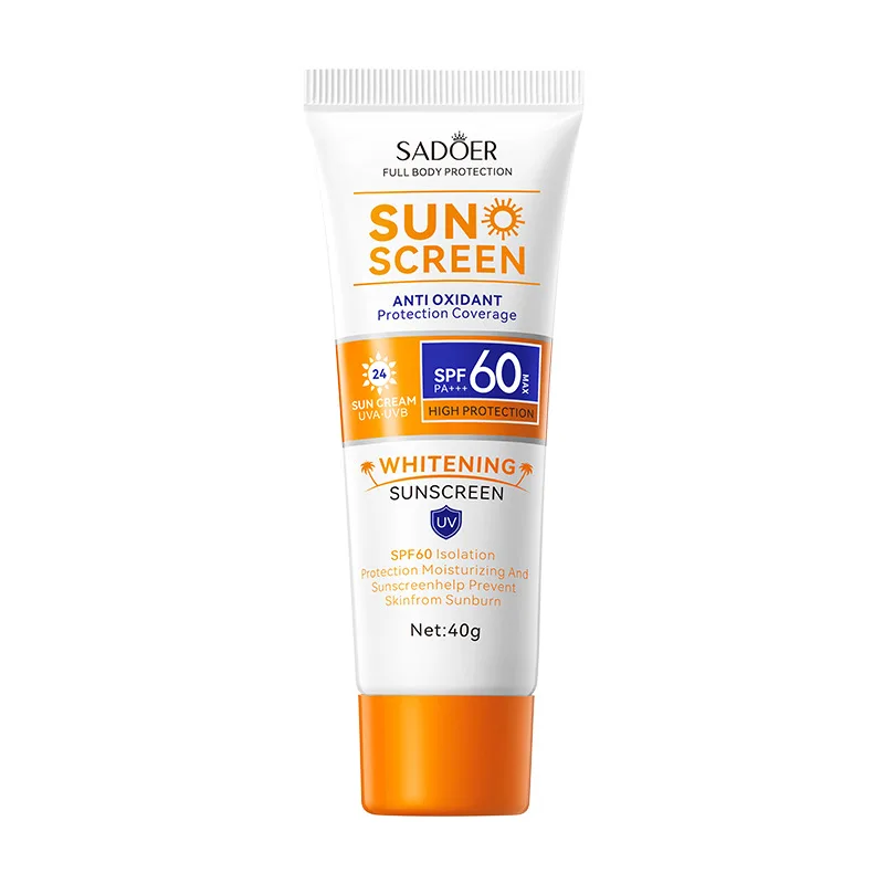 SAODER Spf 60+ Sunscreen For Face Body Sun Block Creams Sweat Proof Refreshing Non Greasy Solar Blocker Protector Sun Cream face cream,facial sunscreen,sunscreen cream