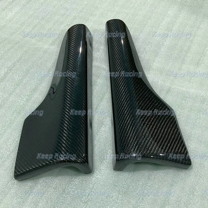 Carbon Fiber Side Skirt Addon Spat For Evolution EVO 7 8 9 Glossy Black
