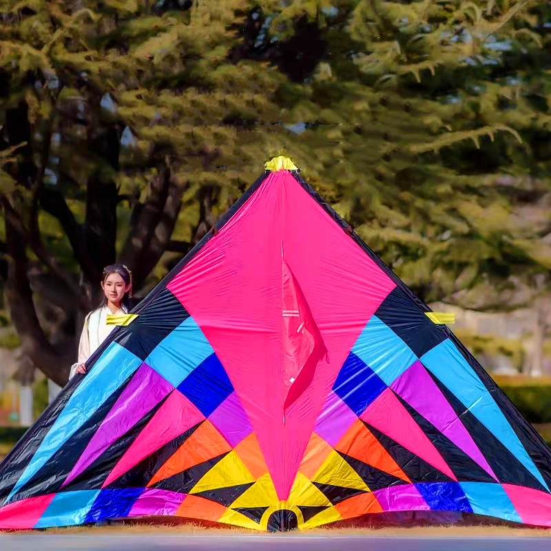 Rainbow delta kites flying toys for adults kites reel butterfly flying toy kitesurf equipment professional kite