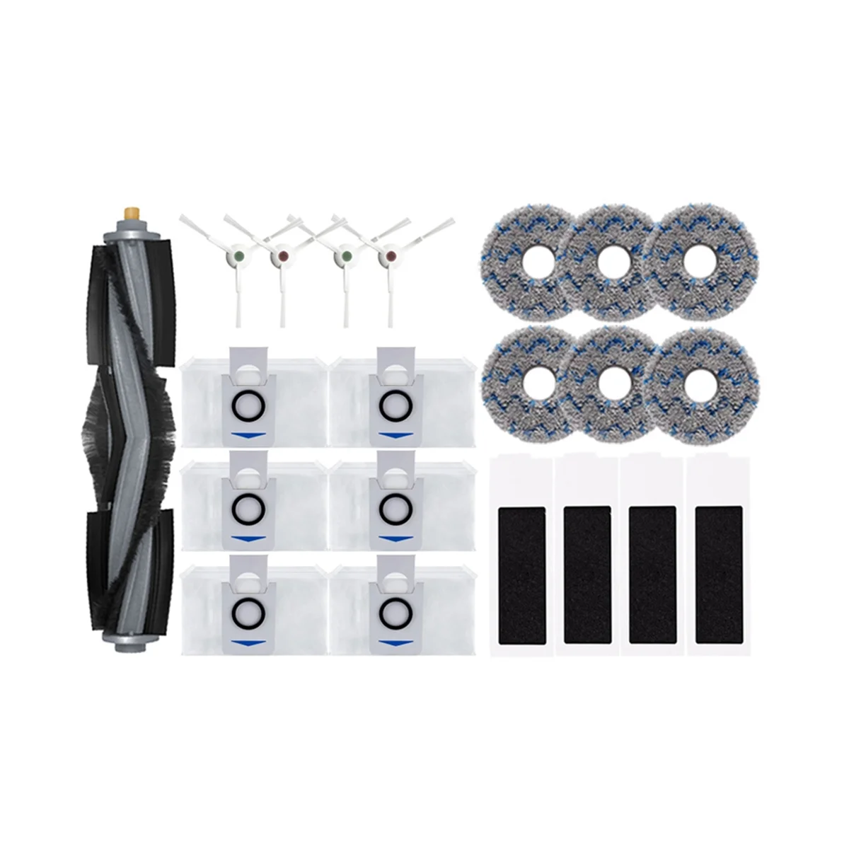 

Аксессуары для Deebot T20 OMNI, основная боковая щетка, Швабра, ткань, HEPA фильтр, пылесборник, запасные части