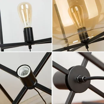 Villa Bubble Oda Pulpo Glass Ball Floor Lamp Postmodern Scandinavian Floor Lamp Hotel Cafe Bedroom Bedside Reading Floor Lamp 6