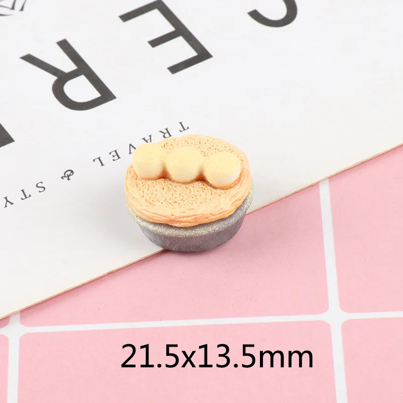 100pcs New Resin Mini 3D Miniature Food Play DIY Scrapbook