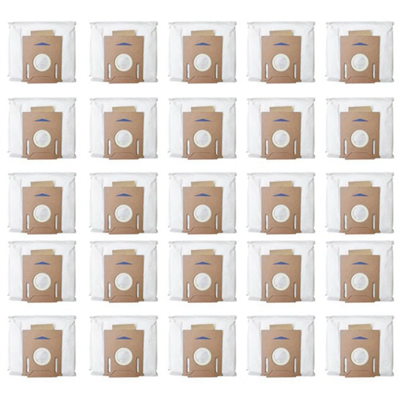 

25 Pack Vacuum Dust Bags For Ecovacs Deebot Ozmo T8 & T8 AIVI Robot Vacuum Cleaner Replacement Accessories
