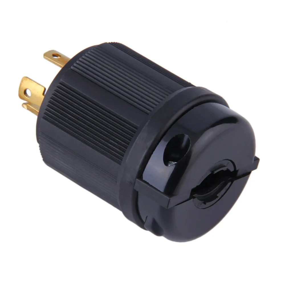 Smart Plug Heavy Duty Industrial Grade UL Listed Generator Power Locking NEMA L14-30P Twist-Lock 30A 125-250V 3P 4W US Plug