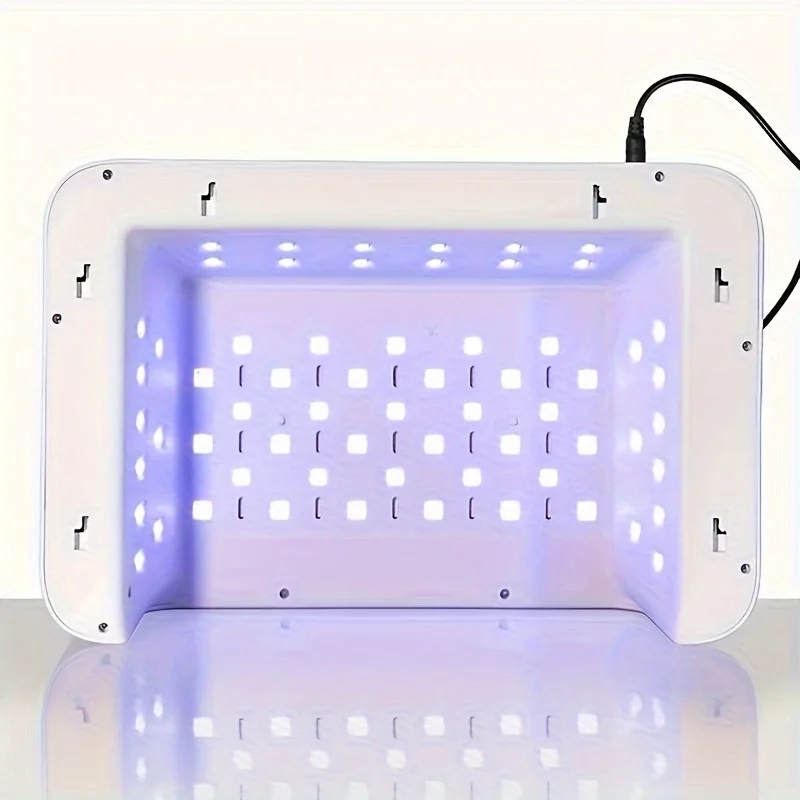 Professionele Uv Led Nagellamp Nagellamp Met 63 Kralen En Display Auto Sensor En 4 Timer Instellingen Gel Uitharding Lamp Voor Thuisgebruik