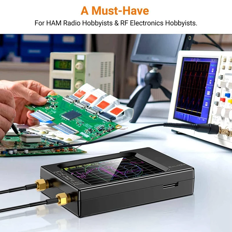 NanovnaH Vector Network Analyzer HF VHF UHF Antenna Analyzer Measuring S Parameters VSWR And