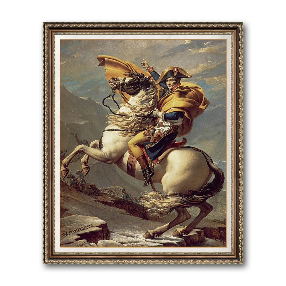 

Magnificent and Elegant Oil Painting Napoleon Portrait for Leadership Office Decoration