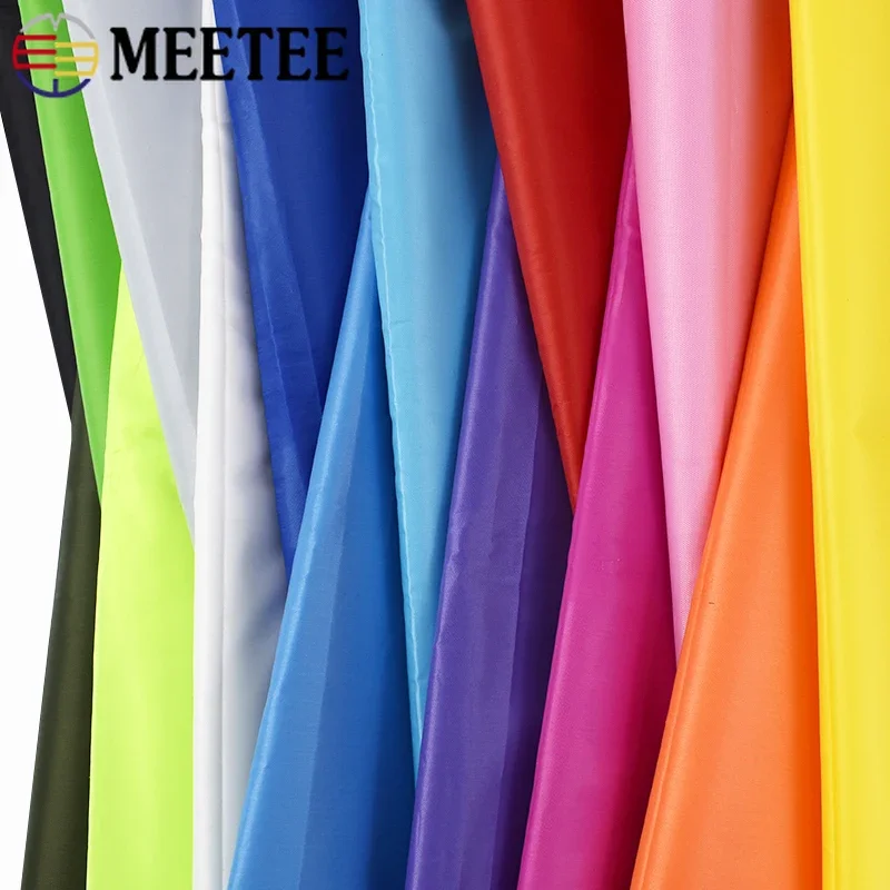 100/200/300/500X150cm 190T Waterproof Cloth Coated Thin Showerproof Fabric DIY Handmade Umbrella Kite Tent Accessories
