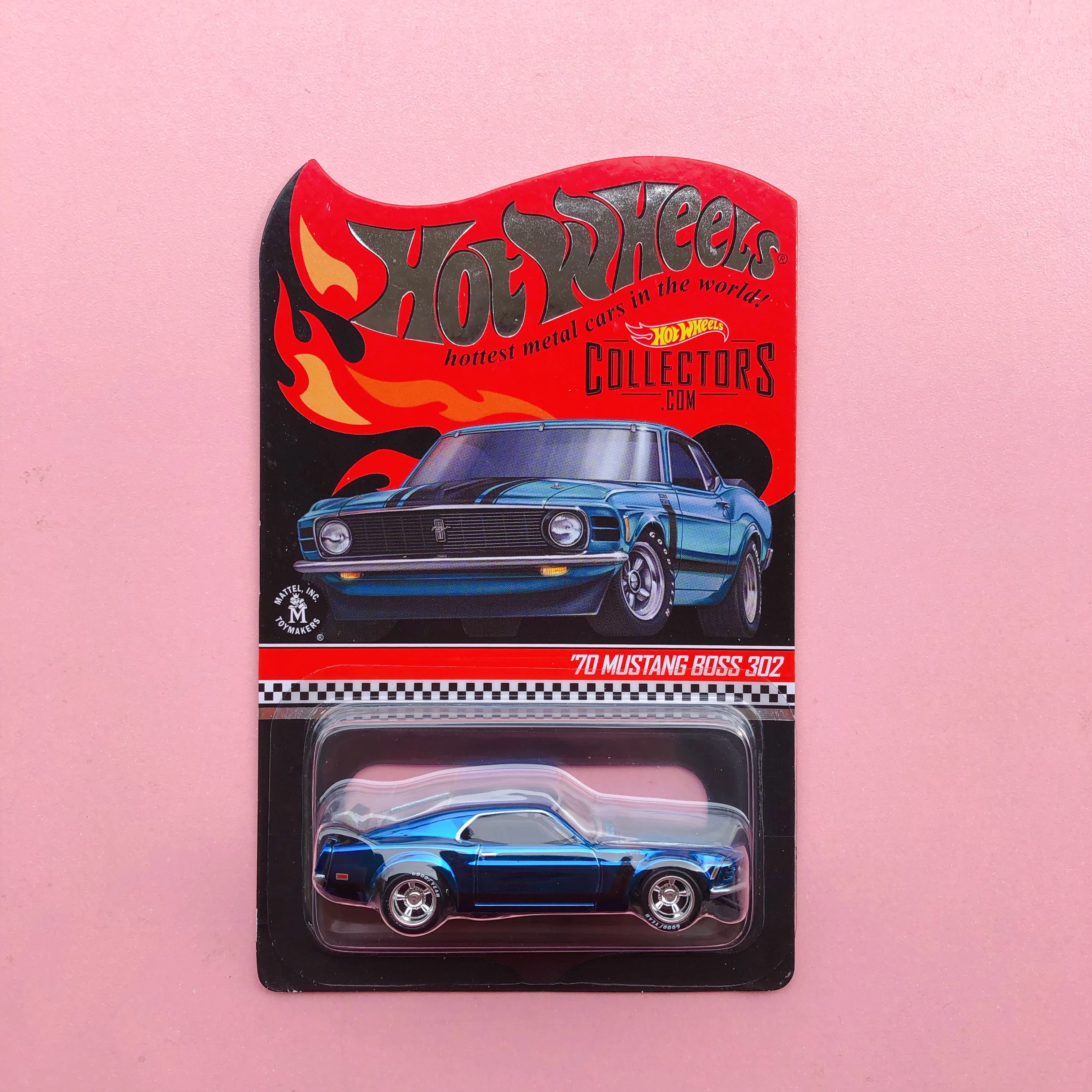 Hot Wheels 164 RLC Ford 70 Mustang Boss 302 Collector Edition Metal Diecast Model Race Car Kids