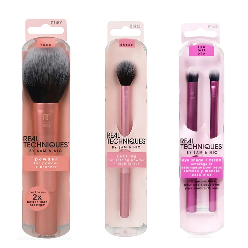 Real Techniques Makeup Brushes Set Eye Face Cosmetic Foundation Powder Blush Blending Make up Brush Beauty Tool eye makeup set makeup set makeup kit
