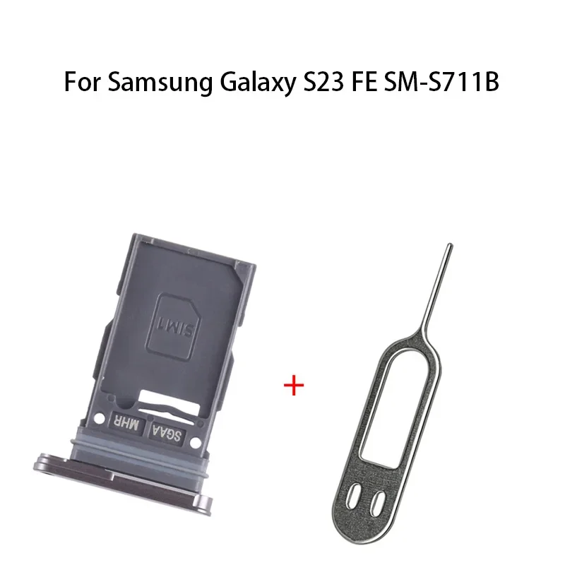 삼성 갤럭시 S23 FE SM-S711B용 SIM 카드 트레이 소켓 리더 홀더 슬롯