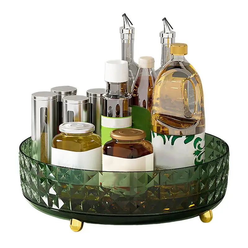 

Vanity Tray 360 Degree Rotating Perfume Tray Makeup Organizer With Multipurpose For Kitchen Desktop Bedroom Bathroom Organizer