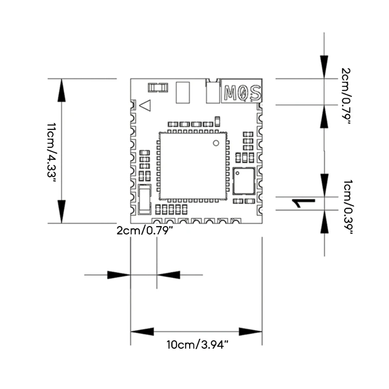 Sipeed M0S DocktinyML   RISC-V  WIFI6   10x11mm ʼ 