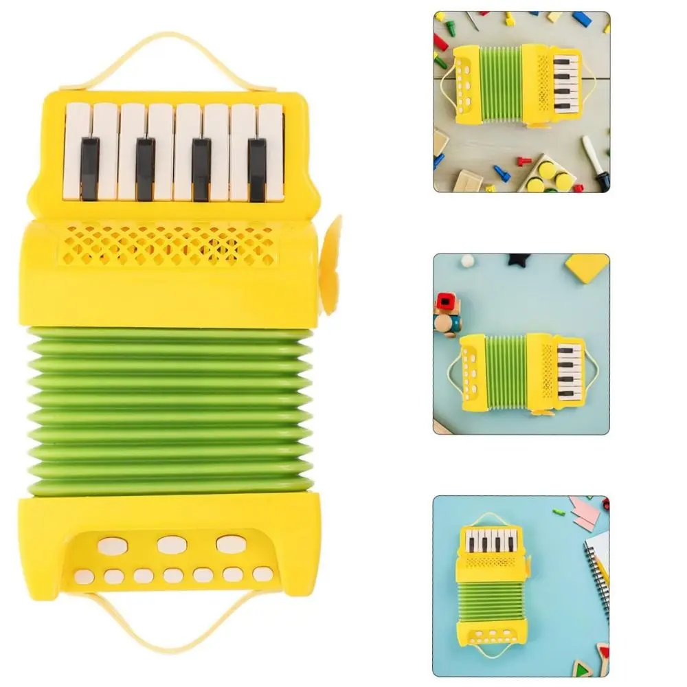소형 아코디언 음악 계몽 그립 운동 어린이 아코디언 악기 컴팩트 인터랙티브