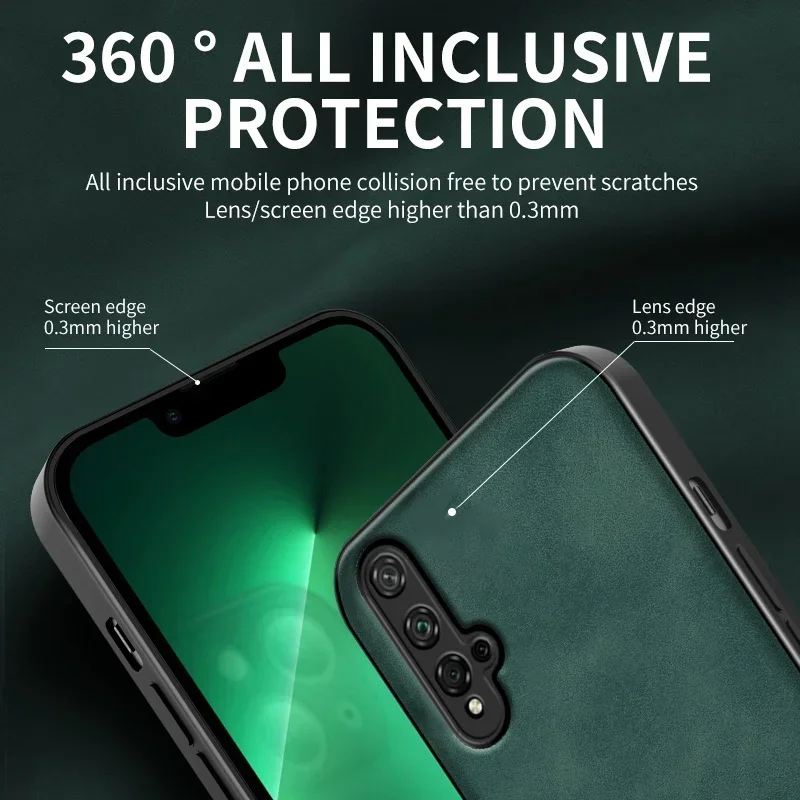 Premium Magnetic Leather Phone Case with Silicone Lining - Luxury Protective Cover