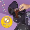 Coffee 3-in-1 Single-Serve Iced and Hot Coffee/Tea Maker with Blender with Reusable Filter, Scoop, Recipe Book, 2 Tumblers, 5