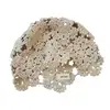 100% Cotton Handmade Crochet Lace Hollow beanies Hat Female Spring Summer Beanies Elegant Skuilles Shopping Head Wear for Women 2