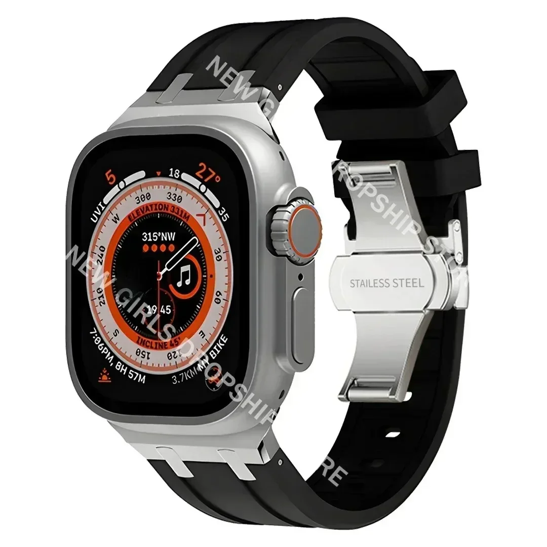 Premium Silicone Sports Band with Butterfly Clasp
