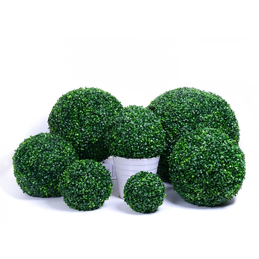Artificial Plant Ball Topiary Tree Boxwood Home Outdoor Wedding Party Decoration Balls Garden Green | Дом и сад