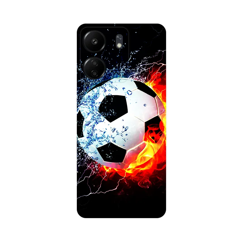 Football-Themed Soft Silicone Phone Case Cover - Stylish Protective Back Cover
