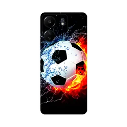 Football-Themed Soft Silicone Phone Case Cover - Stylish Protective Back Cover for Redmi 13C (36)