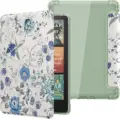 White Blue Floral
