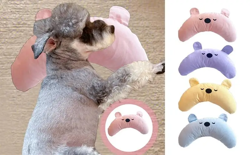 

Pillows For Indoor Cats U-Shaped Design Sleeping Companion Calming Cartoon Sleeping Indoor Bed Pill0w P-et Supplies Products