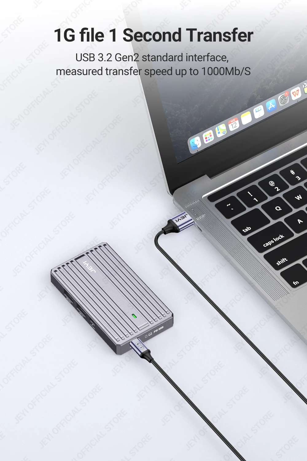 Jeyi usb a zu typ c kabel 60w schnell laden 10gbps daten kabel usb ladegerät für samsung xiaomi htc redmi huawei handy USB-C – Detail 3