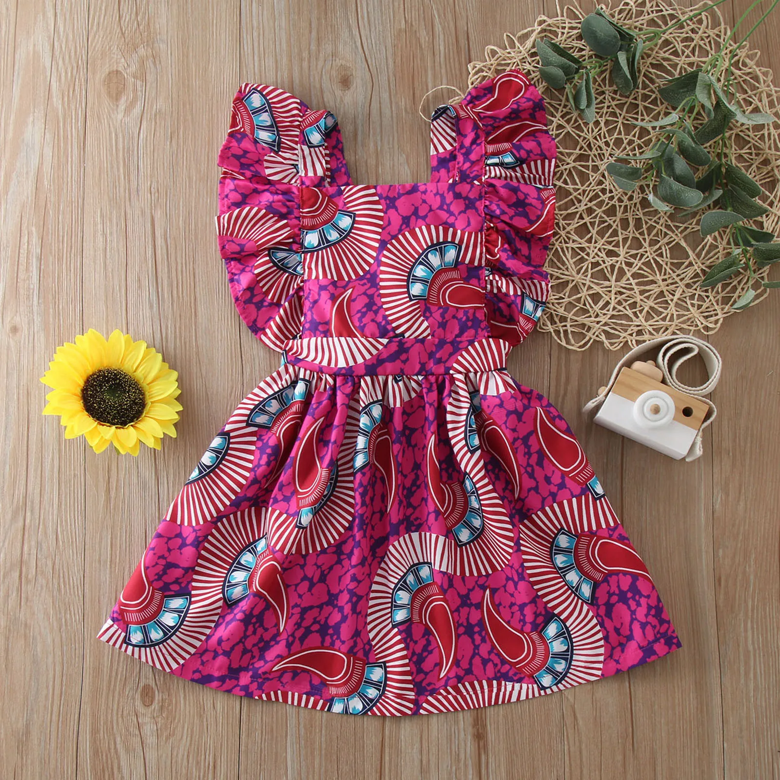 African Print Party Dress for Baby Girls, Ankara UK | Ubuy