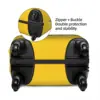 Custom Cute Minions Luggage Cover Protector Dust Proof Travel Suitcase Covers 3