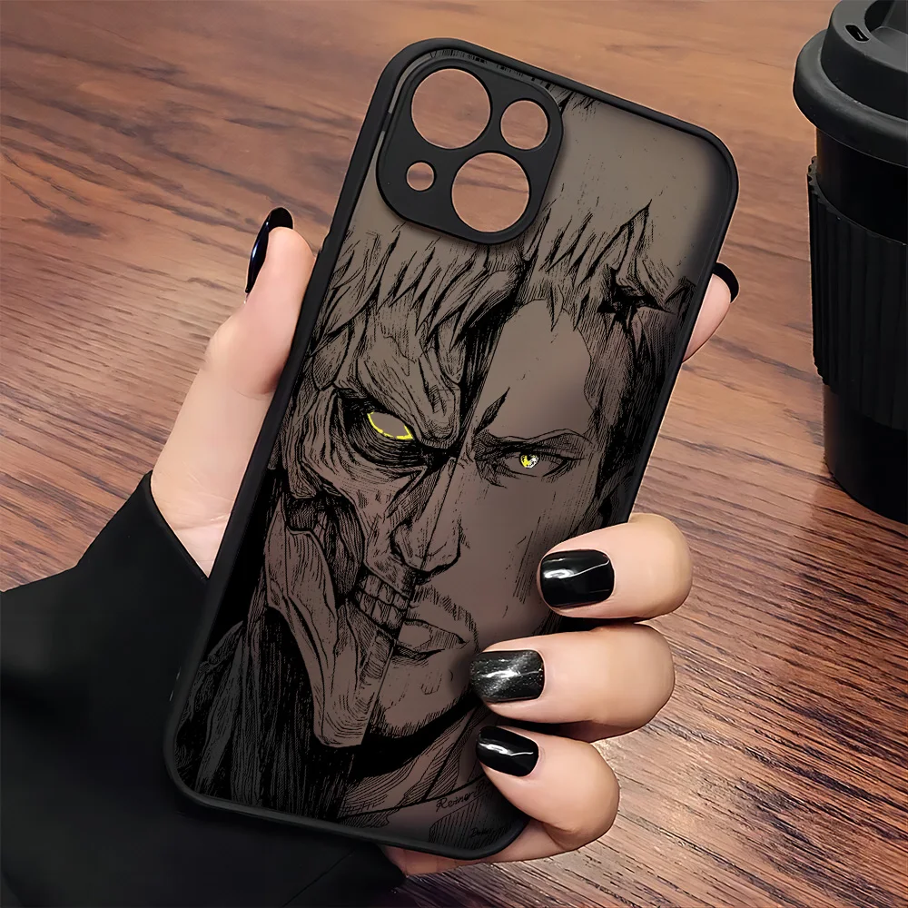 Vibrant Attack On Titan Anime Phone Case - Striking Design