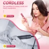 Electric Nail Drill 30000RPM with LED Light Manicure Machine Charging Nail File Polishing Nail Drill Pedicure Tools 6