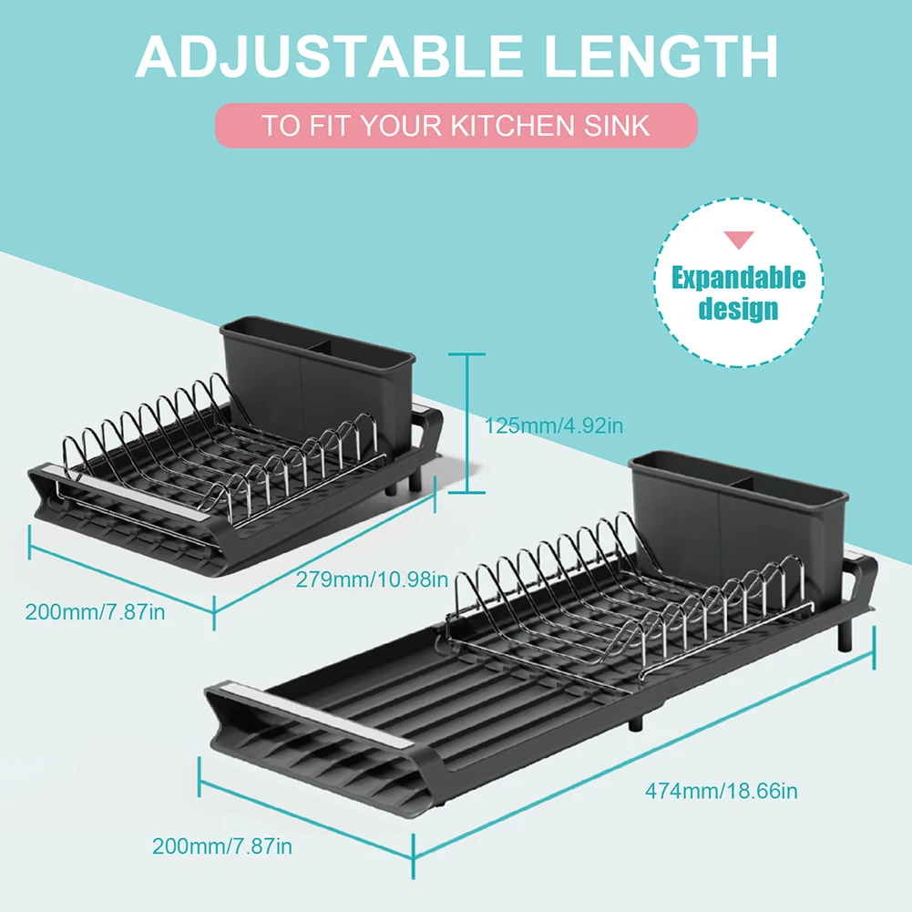 Expandable Dish Drying Rack