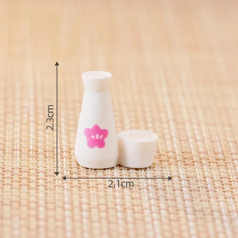 2PCS Simulation Cute Sushi Series Flat Back Resin Cabochon Scrapbooking DIY Crafts Dollhouse Kitchen Decoration Accessories